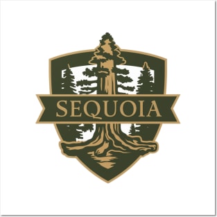 Emblem Sequoia National Park California, US Posters and Art